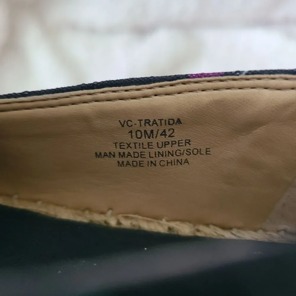 Vince Camuto Tratida Floral Espadrille Shoes‎ sz 10